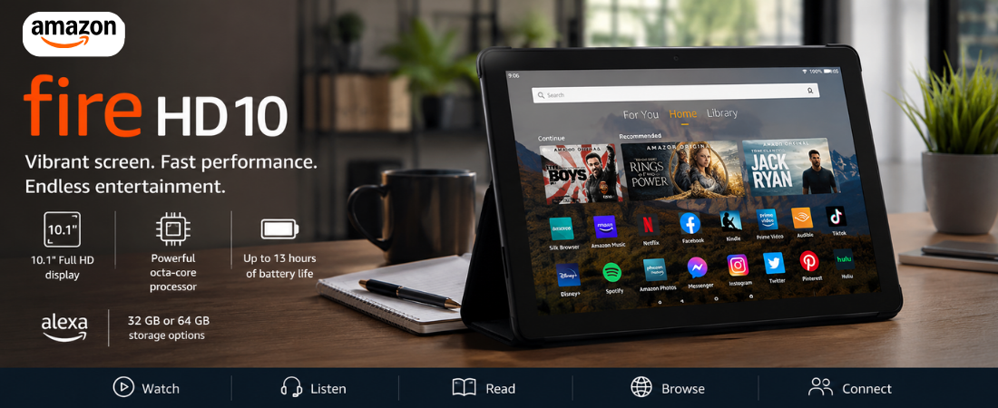 Review: Amazon Fire HD 10 (2025) — $139 and It Does Exactly What You Actually Use a Tablet For